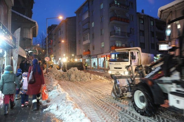 Bozüyük'te Karla Mücadele Sürüyor 5