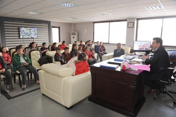 Bşk- Öğrenciler Saffet Şeker İlkokulu Ziyaret 4