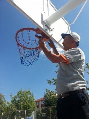Basketbol Sahalarına bakım 2