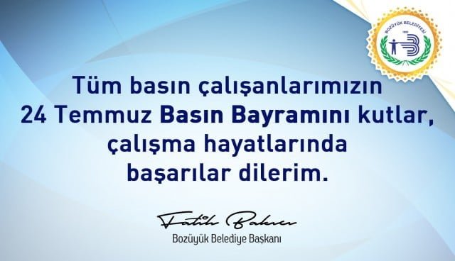 Bşk- Basın Bayramı 24.07.2015