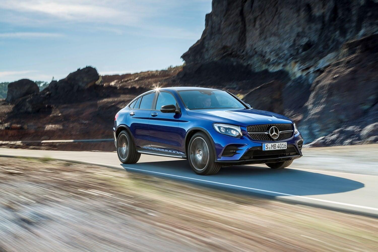 Mercedes-Benz GLC Coupé, brilliantblau. ; Mercedes-Benz GLC Coupé, brilliant blue;