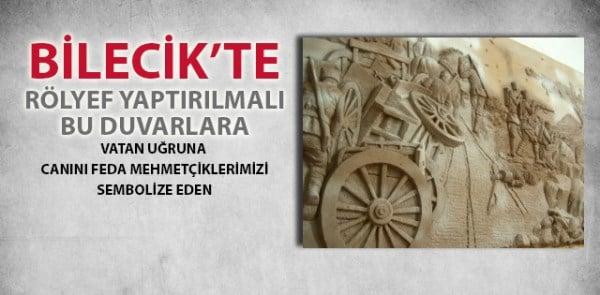 BİLECİK’TE RÖLYEF YAPTIRILMALI BU DUVARLARA