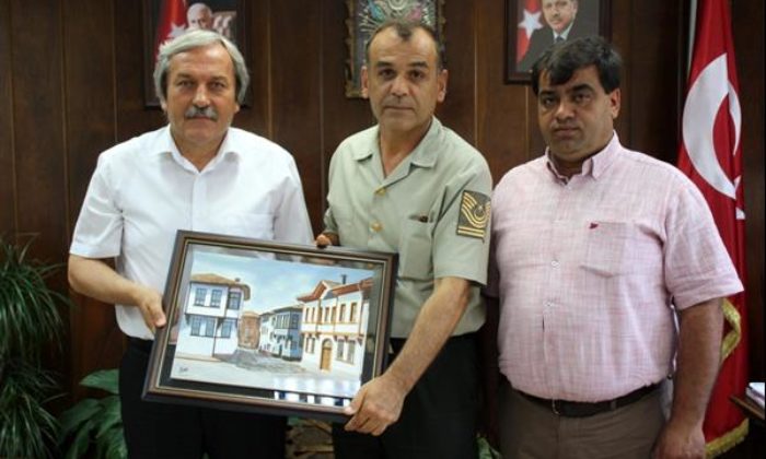 Jandarma Komutanı Akbulut’tan Belediye Başkanına Veda Ziyareti