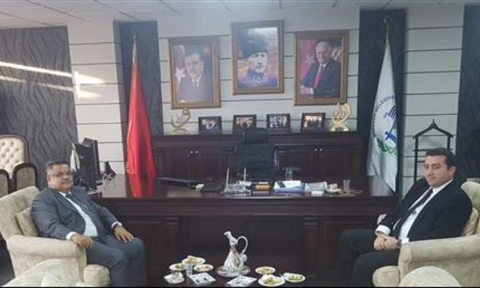 BAŞKAN SELİM YAĞCI BAŞKAN BAKICI’YI ZİYARET ETTİ