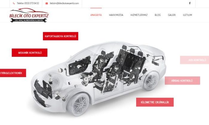 Bilecik Oto Ekspertiz web sitesi ”bilecikotoexpertiz” açıldı
