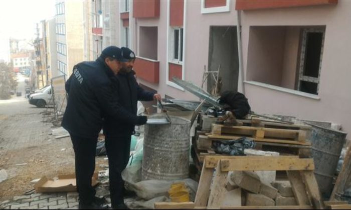 ZABITA MÜDÜRLÜĞÜNDEN İNŞAAT DENETİMİ