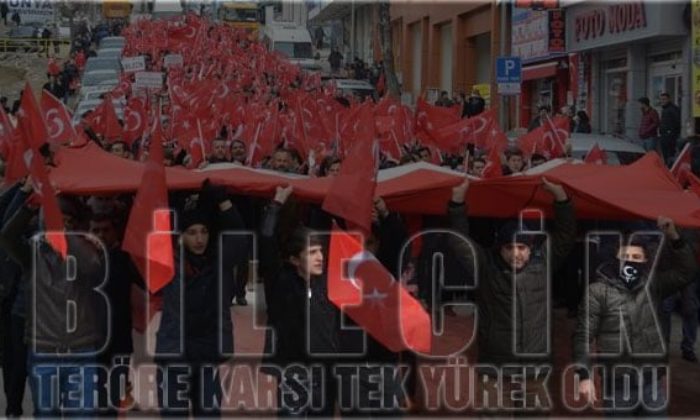 Bilecik teröre karşı tek yürek oldu