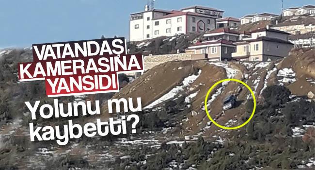 bilecik vatandas kamerasina yansidi yolunu mu kaybetti