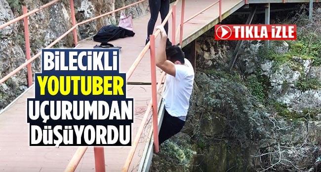 bilecikli youtuber ucurumdan dusuyordu
