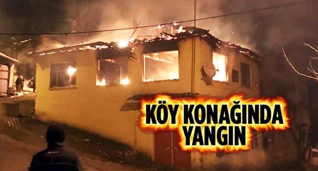 buyukbelen koy konaginda yangin