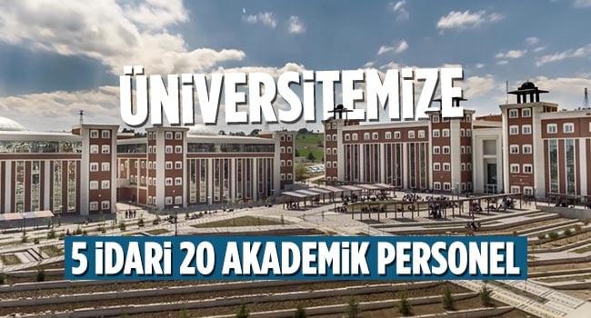 bşeu 5 idari 20 akademik personel