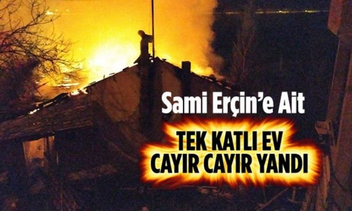 Bilecik’te tek katlı ev cayır cayır yandı