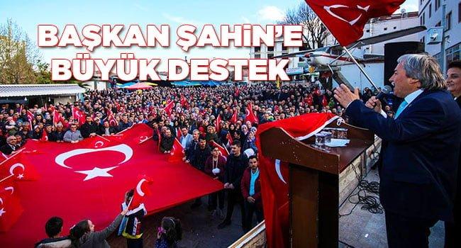 OSMANELİ BELEDİYE BAŞKANI MÜNÜR ŞAHİN’E BÜYÜK DESTEK