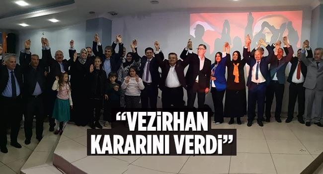 MİLLETVEKİLİ YAĞCI;”VEZİRHAN 31 MART İÇİN KARARINI VERDİ”