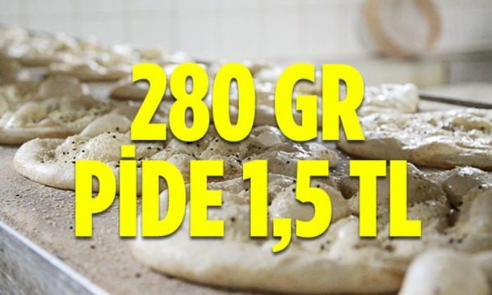 BELEDİYE HALK EKMEK FIRININDA 280 GR PİDE 1,5 TL Bilecik Haber