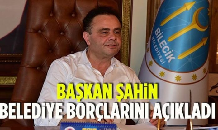 BELEDİYE BAŞKANI SEMİH ŞAHİN BELEDİYE BORÇLARINI AÇIKLADI