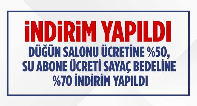 indirim yapildi
