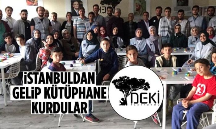 İstanbul’dan Gelip Bilecik’te Kütüphane Kurdular