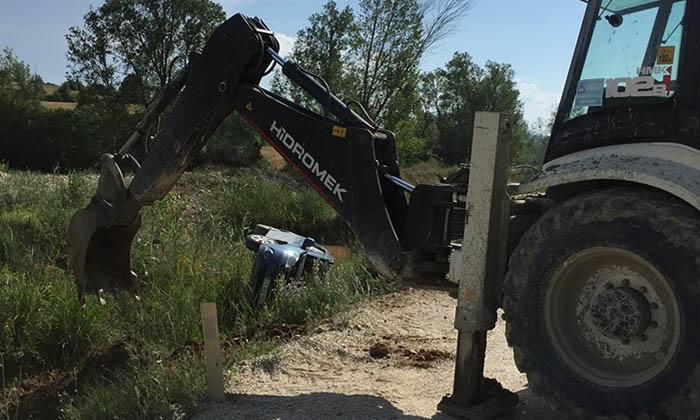 Yenipazar'da Trafik Kazası 1 Yaralı