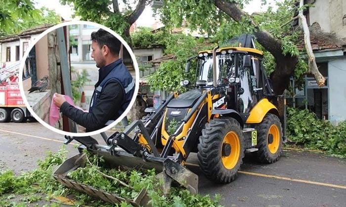 Kuvvetli Yağış ve Fırtına Vurdu