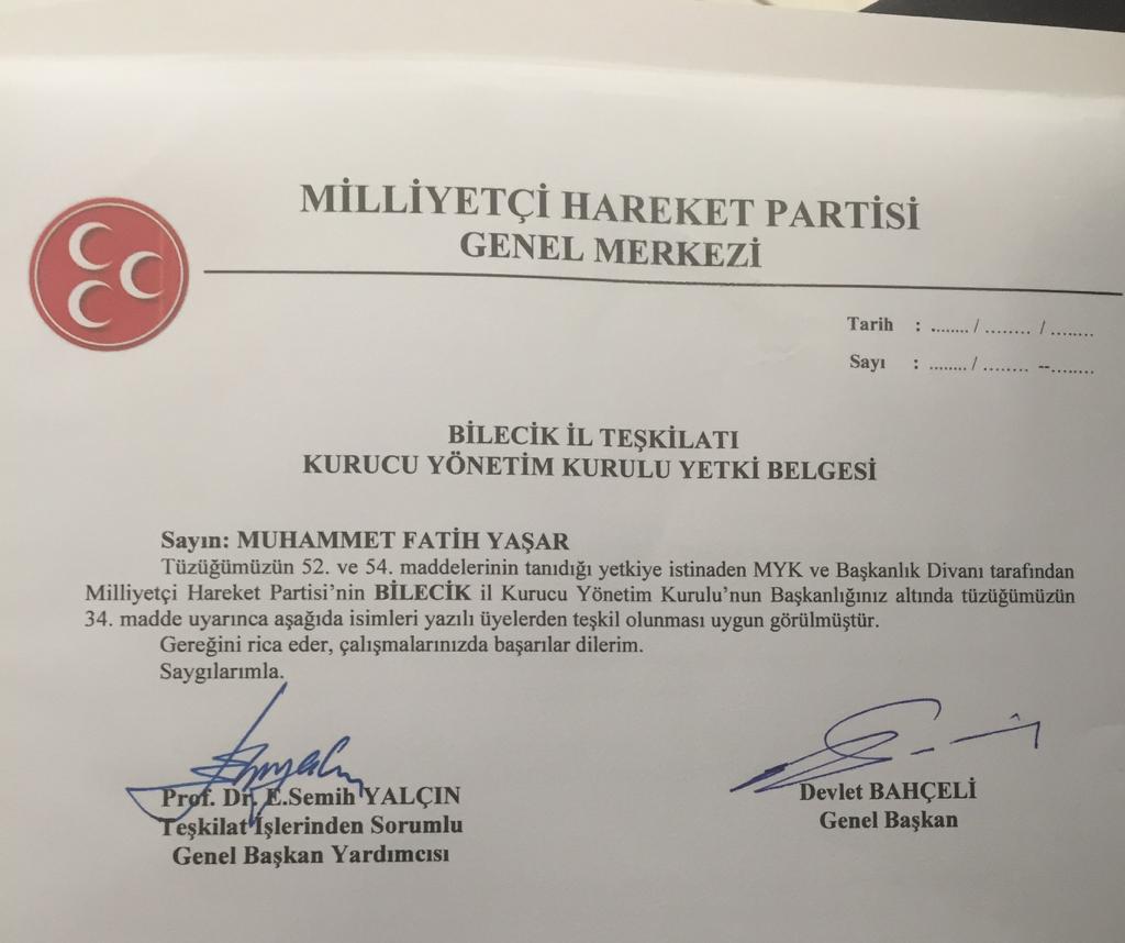 Mehmet Fatih Yaşar İl Başkanı Oldu-2
