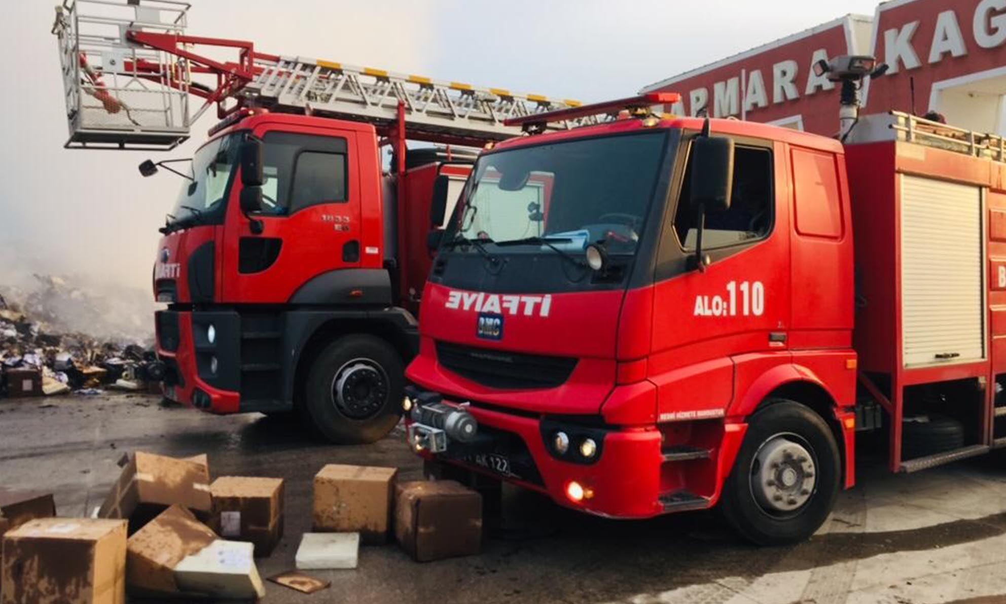 Bilecik'te Seyir Halindeki TIR'da Yangın Çıktı-6