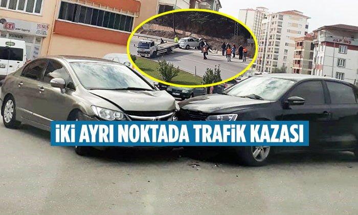 Bilecik’te İki Ayrı Noktada Trafik Kazası