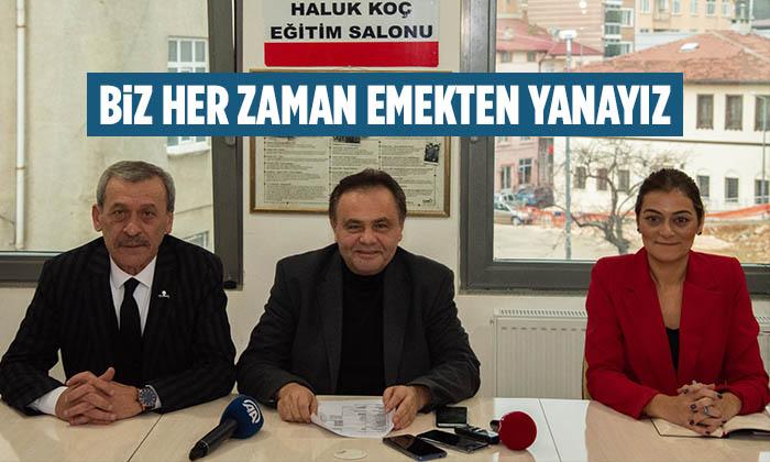 Bilecik Belediye Başkanı Şahin: Biz Her Zaman Emekten Yanayız