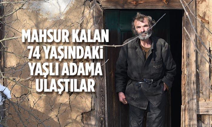 Mahsur Kalan Yaşlı Adama Ulaştılar