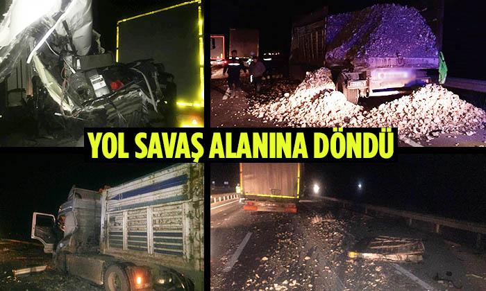 Yol Savaş Alanına Döndü