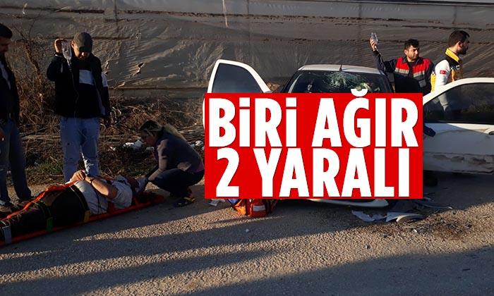 Kazada 1’i Ağır 2 Kişi Yaralandı