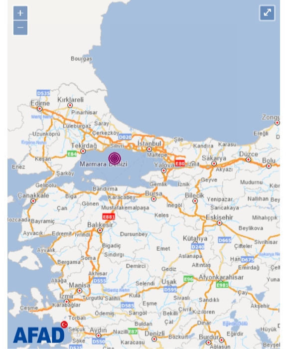 silivri marmara deprem