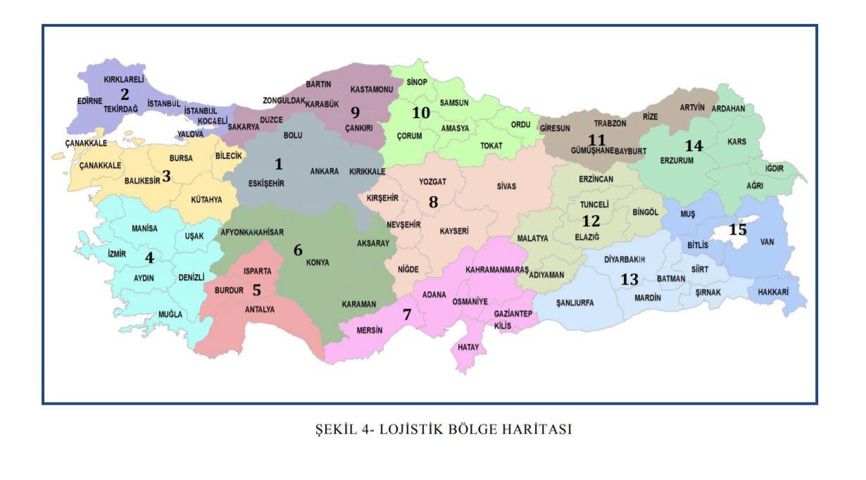 afad lojistik depo haritası