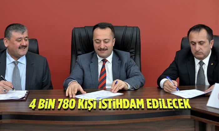 Bilecik ve İlçelerinde 4 bin 780 Kişi İstihdam Edilecek