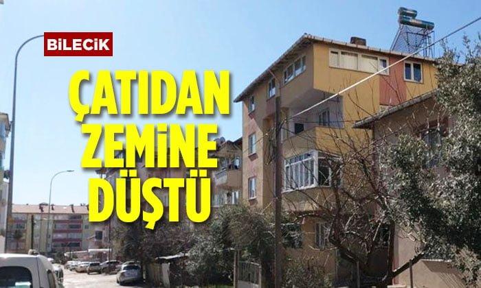 Çatıdan Düşen Yaşlı Adam Hayatını Kaybetti