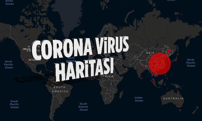 Sürekli Güncellenen Corona Virüs Haritası
