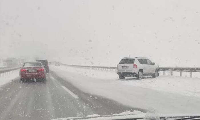 eskisehir yolu kar ve kazalar