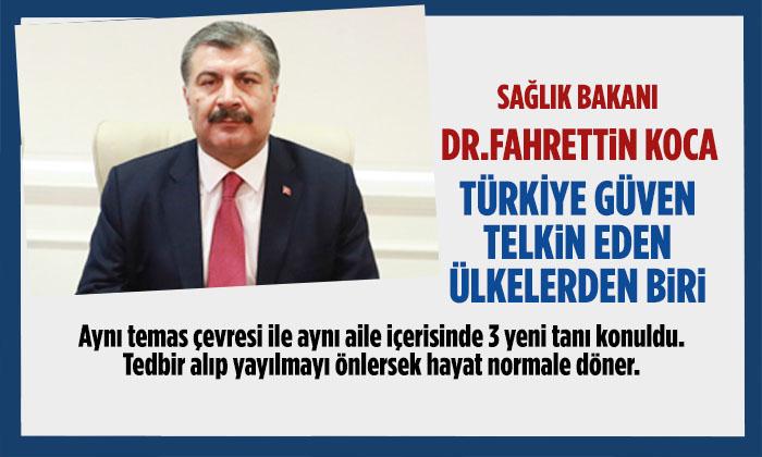 Sağlık Bakanı Fahrettin Koca: Türkiye güven telkin eden ülkelerden biri
