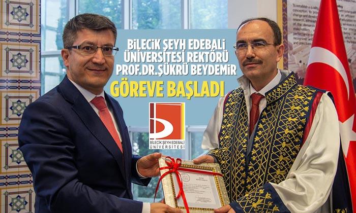 Rektör Şükrü Beydemir Görevine Başladı