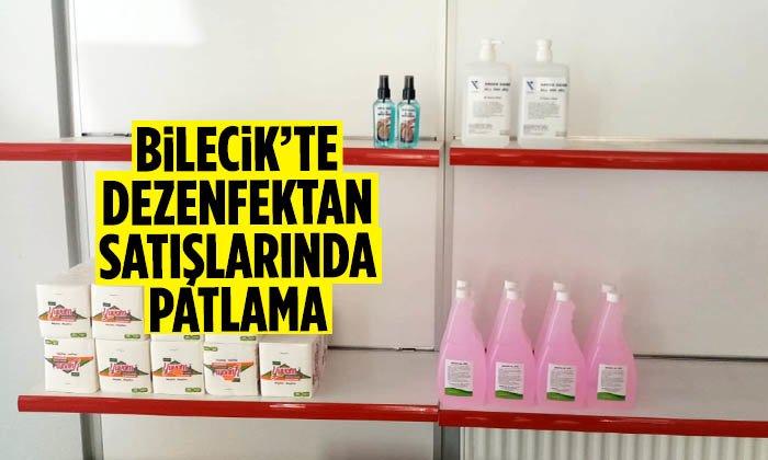 Bilecik’te Dezenfektan Satışlarında Patlama