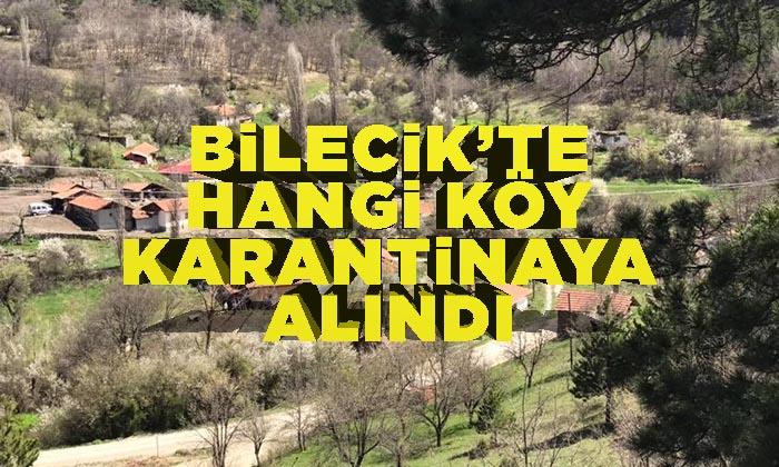 Bilecik’te Hangi Köy Karantinaya Alındı