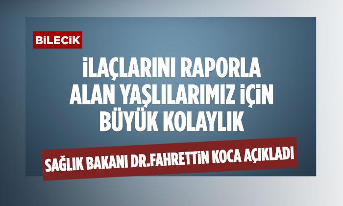 İlaçlarını Raporla Alan Yaşlılarımız İçin Kolaylık