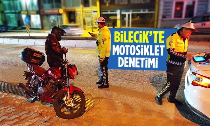 Bilecik’te Motosiklet Denetimi