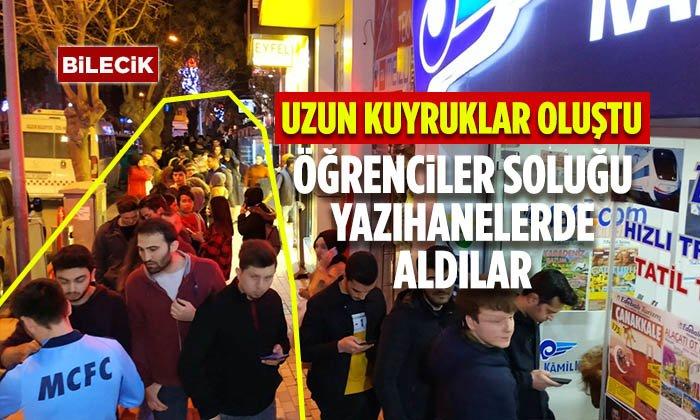 Bilecik’te Öğrenciler Soluğu Yazıhanelerde Aldı