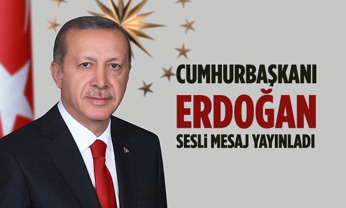 Cumhurbaşkanı Erdoğan Koronavirüsle İlgili Sesli Mesaj Yolladı