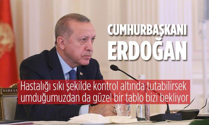 Cumhurbaşkanı Erdoğan Koronavirüsle Mücadele Eşgüdüm Toplantısında Konuştu