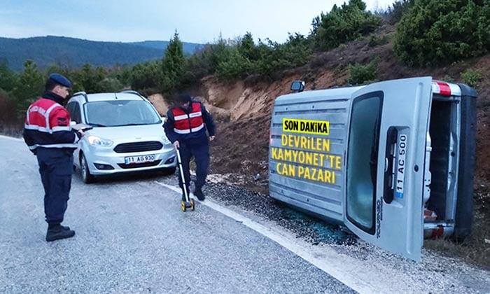 Devrilen Kamyonette Can Pazarı