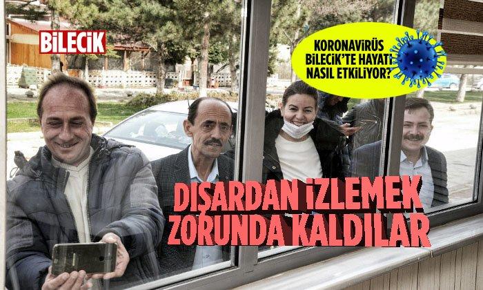 Maskeyle Dünya Evine Girdiler