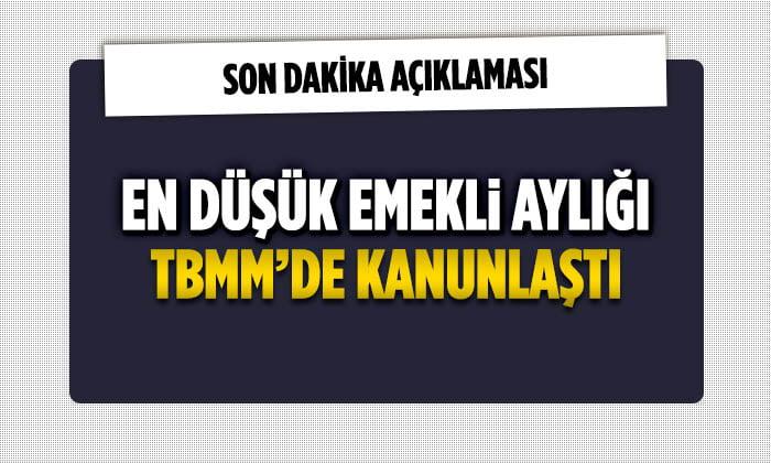 En Düşük Emekli Aylığı 1500 TL Oldu