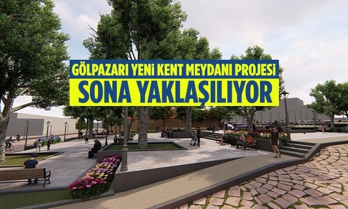 Gölpazarı Yeni Kent Meydanı Projesinde Sona Yaklaşıldı